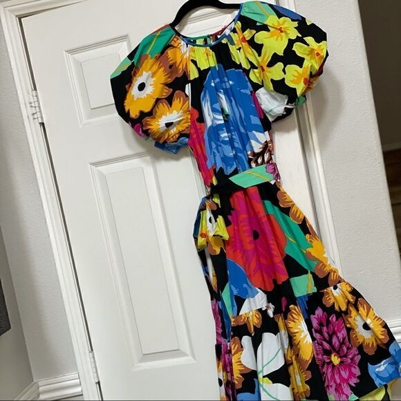 🆕 CHRISTOPHER JOHN ROGERS Multi🌸HighLow HEM Sz S - Picture 2 of 6